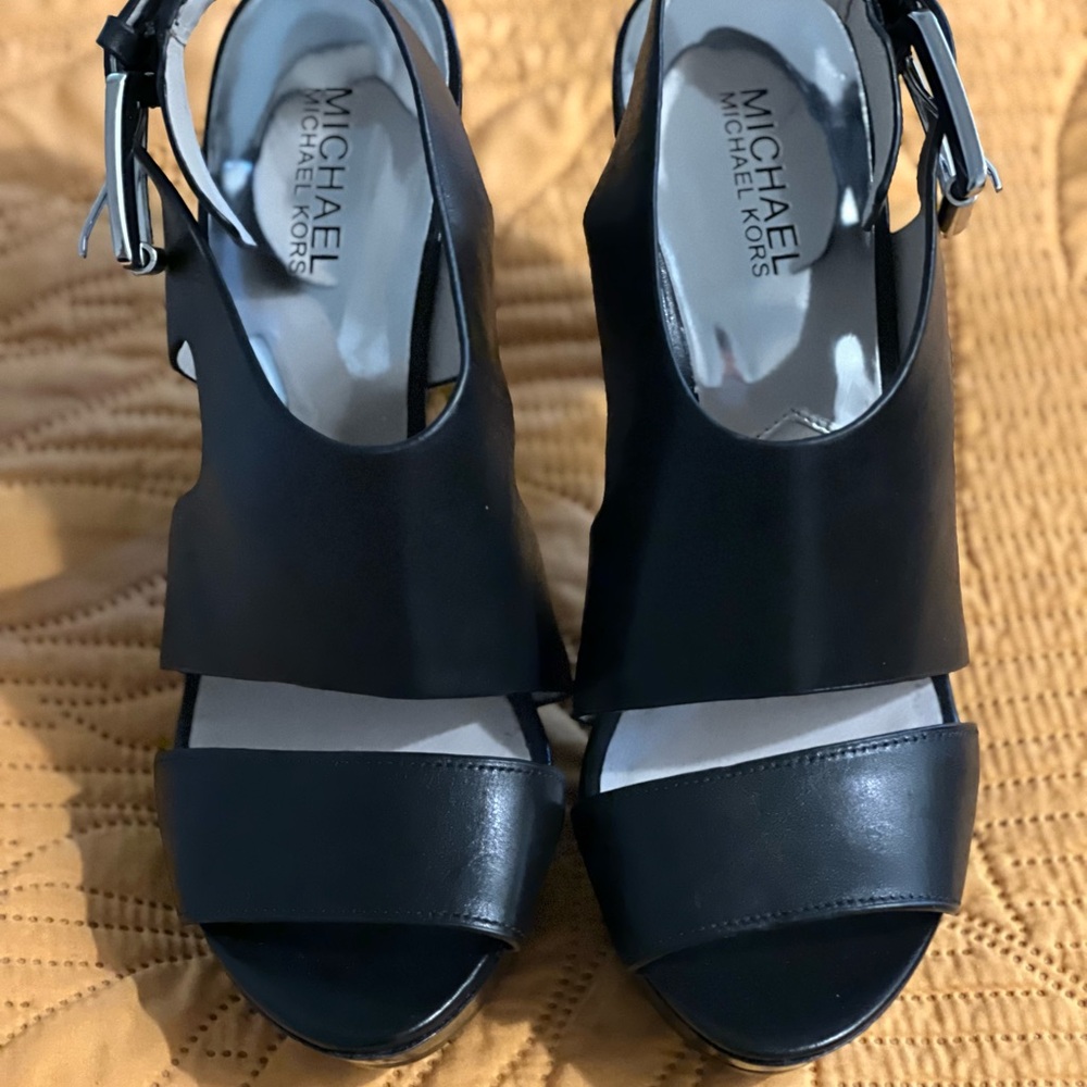 Michael Kors Black Patent Heels
